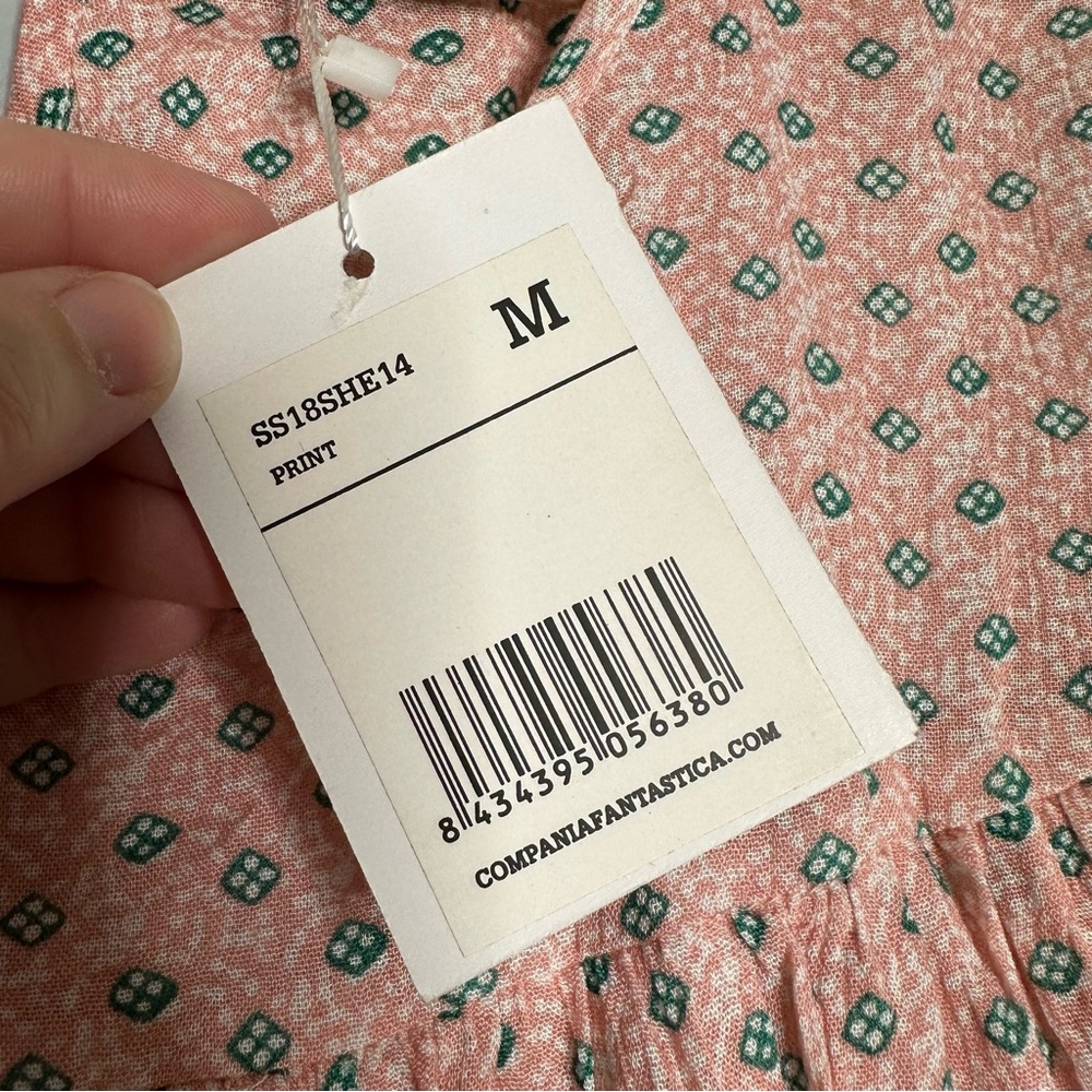 ModCloth Let it Glee Ruffle Top Size Medium NEW - Picture 6 of 8